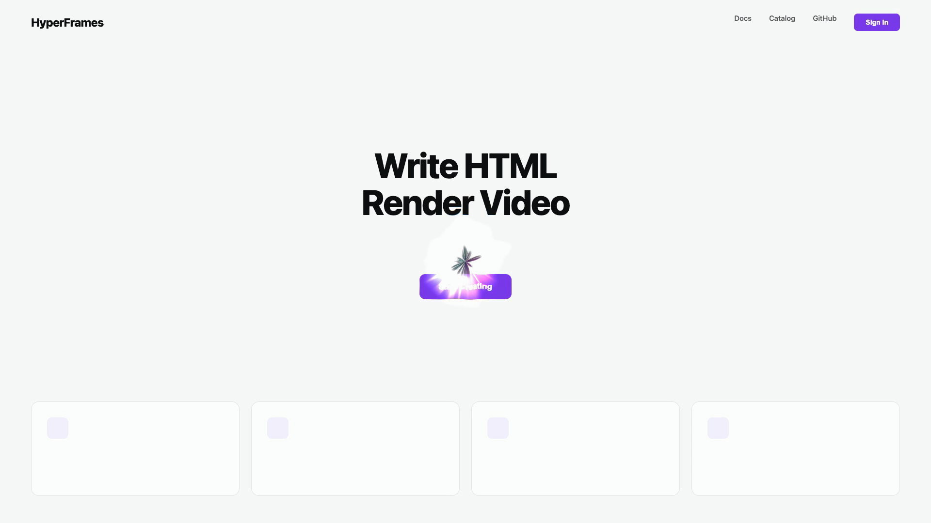 HyperFrames Showcases | Programmatic Video Gallery